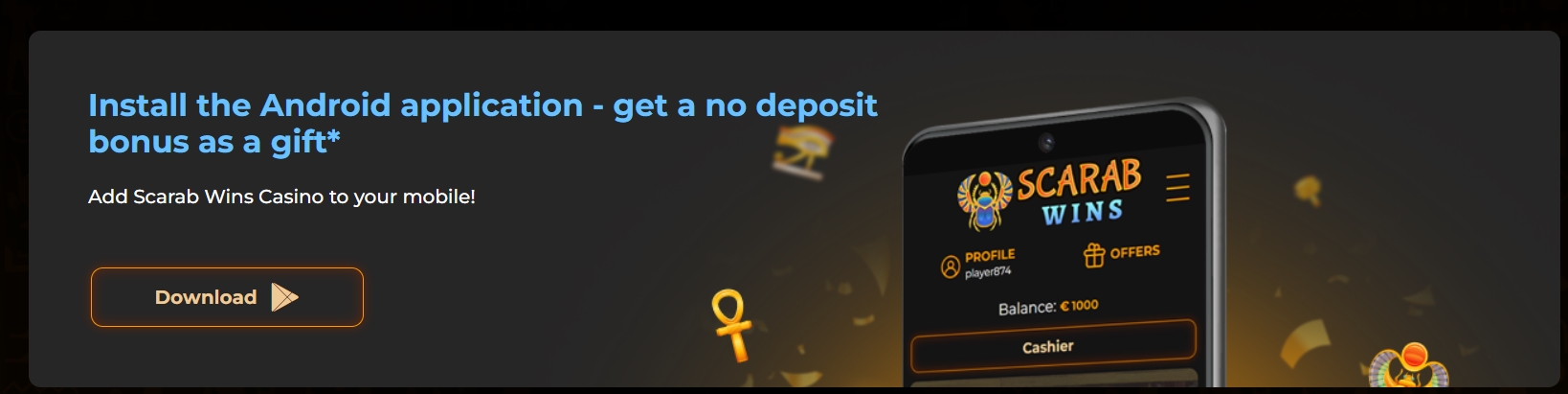 Scarab Wins Casino App